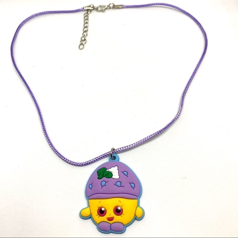 Shopkin Soft PVC Waxed Cord Kid’s Necklace (W2)
